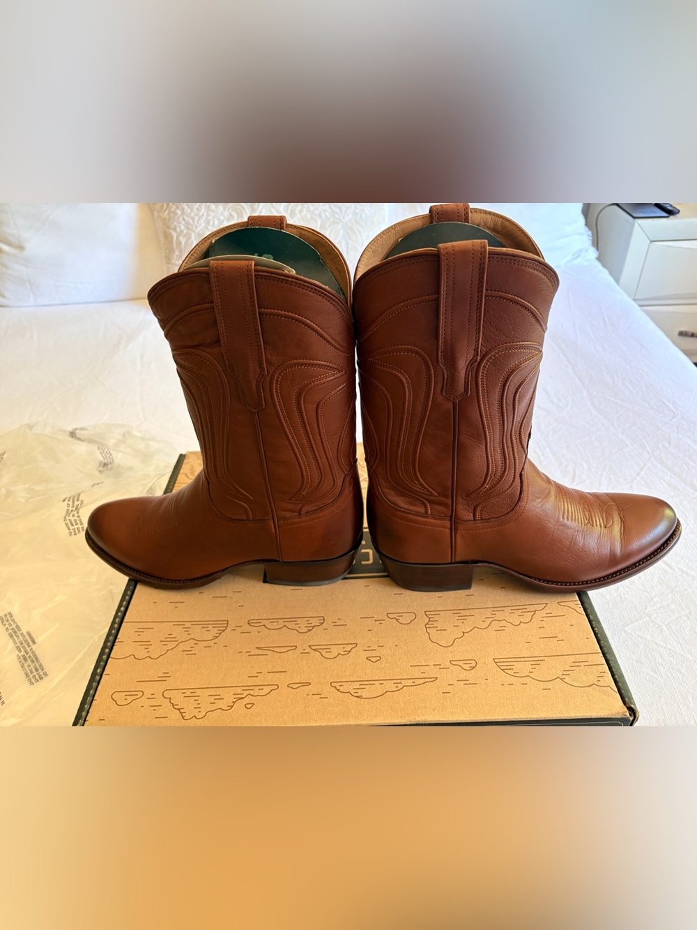 Tecovas The Cartwright Men's Western Leather Cowboy Boots - Brown - Picture 5 of 10